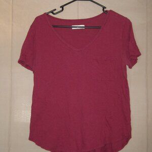 Small maroon Abercrombie T-shirt